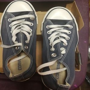 Size 7 and 1/2 Converse All Star Navy